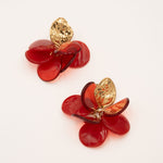 Boucles Bohm Paris - Ava Boucles d'oreilles Pendantes Bohm Paris Rouge 