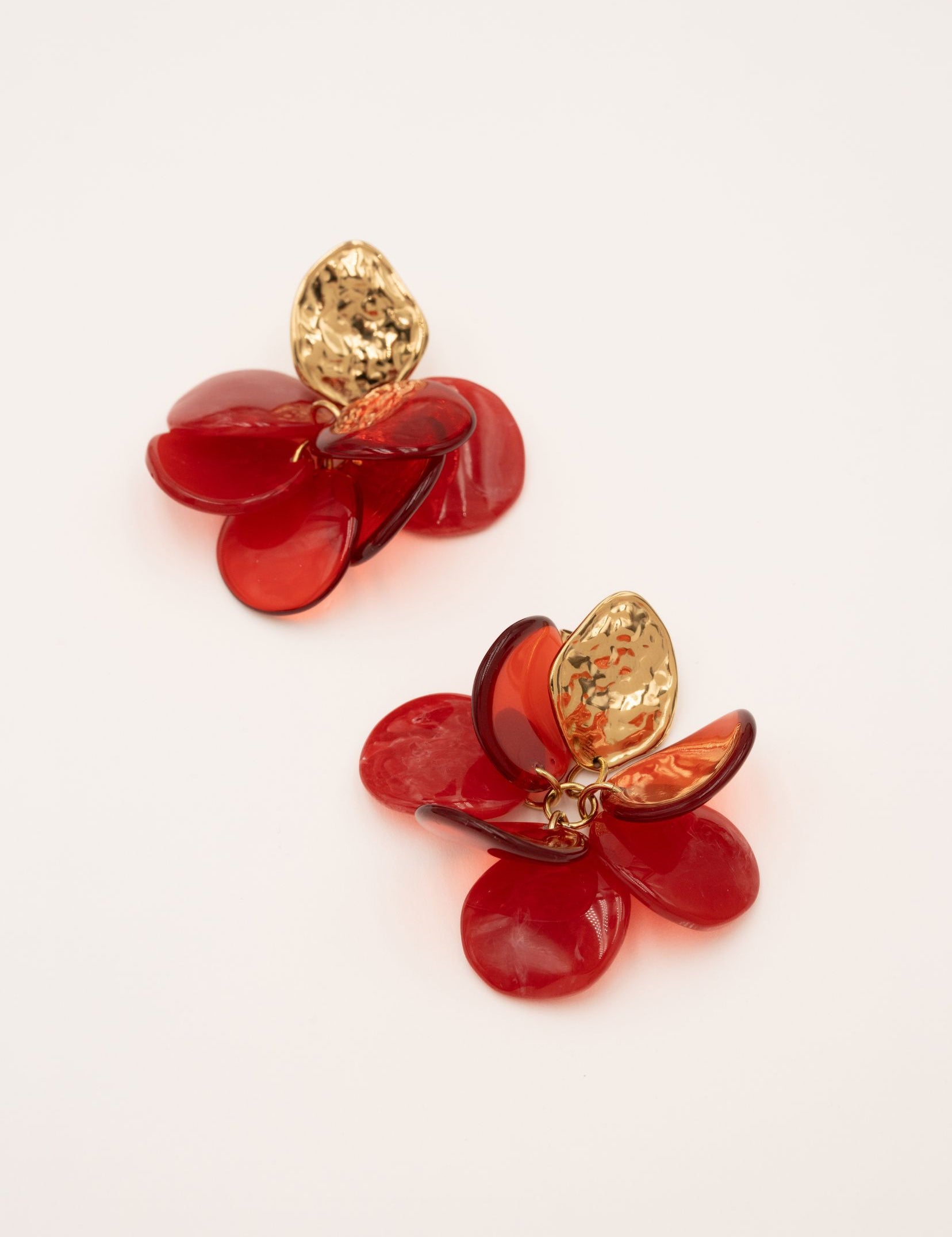 Boucles Bohm Paris - Ava Boucles d'oreilles Pendantes Bohm Paris Rouge 