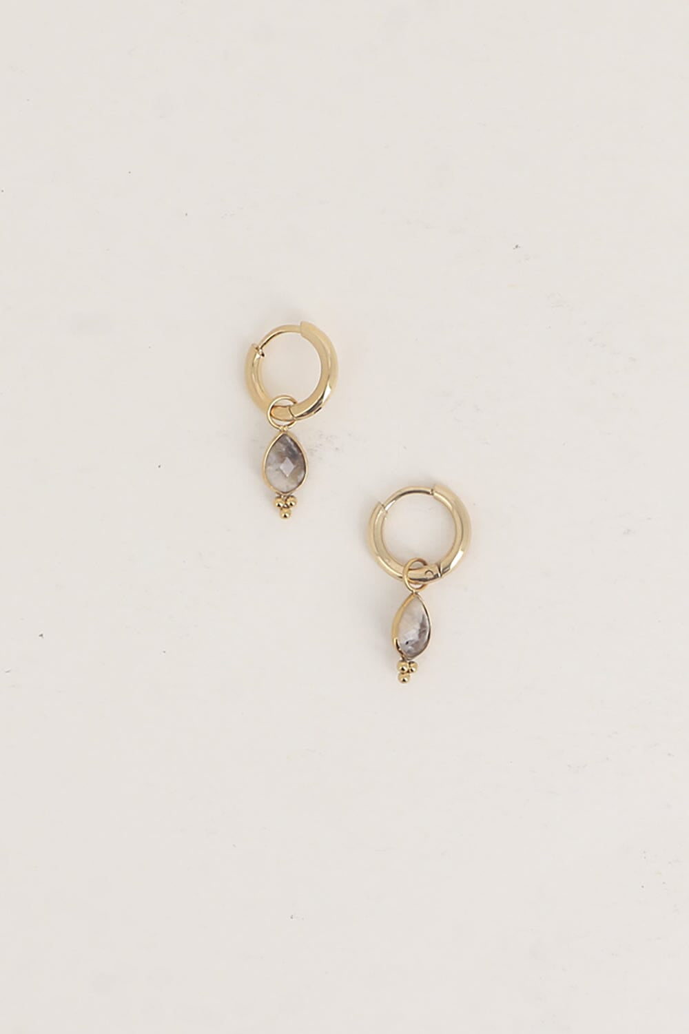 Boucles Bohm Paris - Aveny Boucles d'oreilles type Créoles Bohm Paris Jaspe paysage 