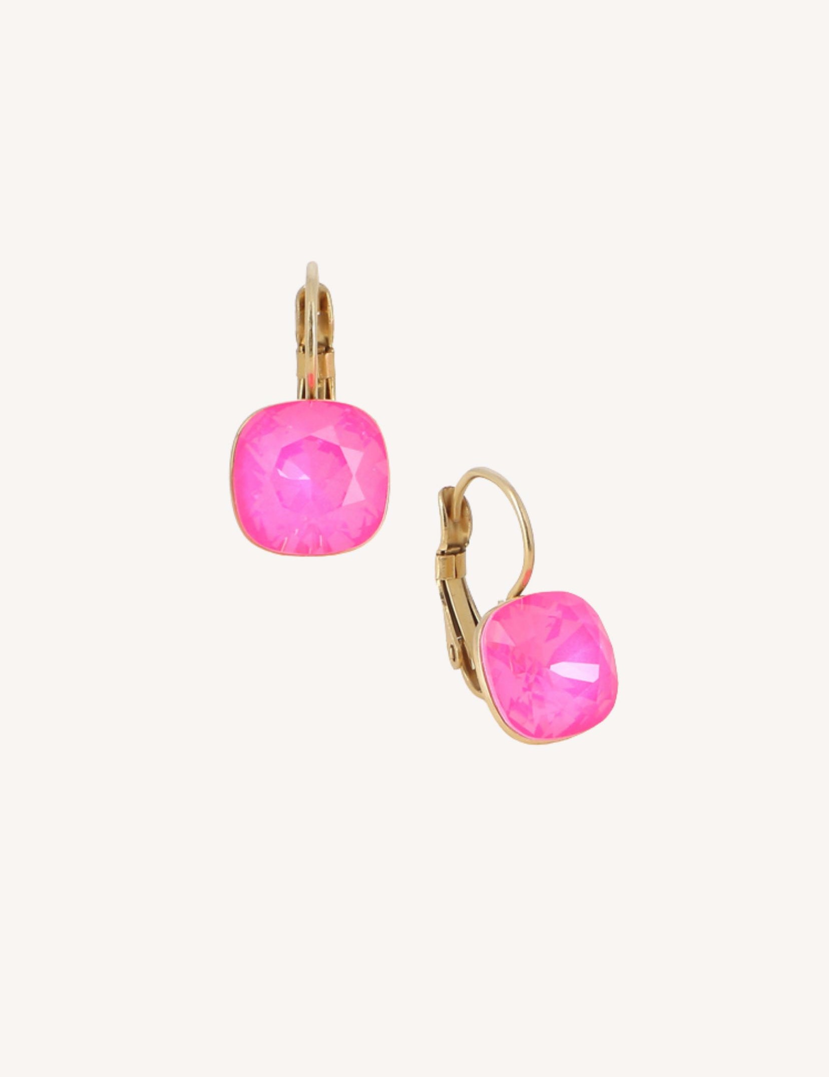 Boucles Bohm Paris - Béa Boucles d'oreilles type créoles Bohm Paris electric rose 