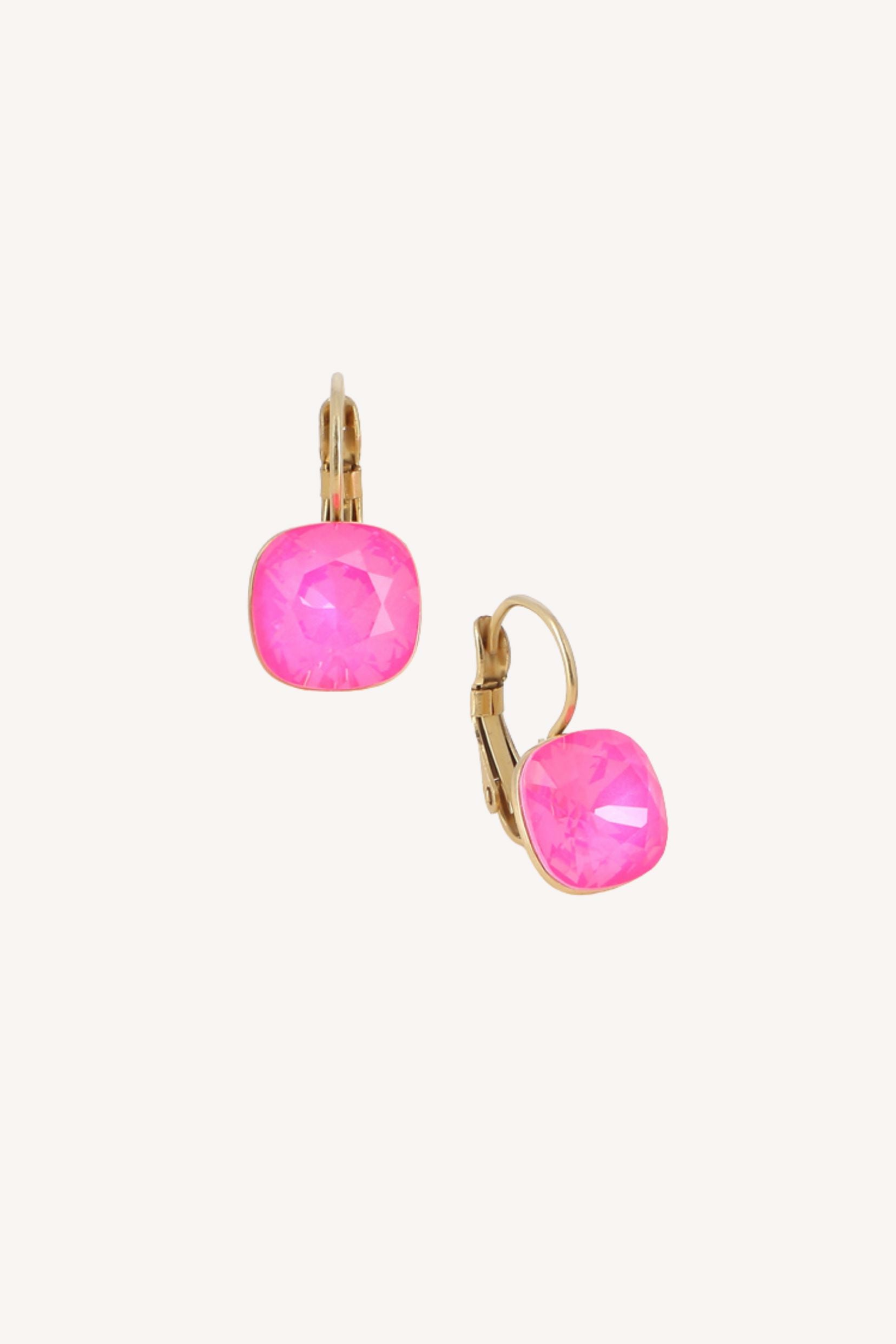 Boucles Bohm Paris - Béa Boucles d'oreilles type créoles Bohm Paris electric rose 