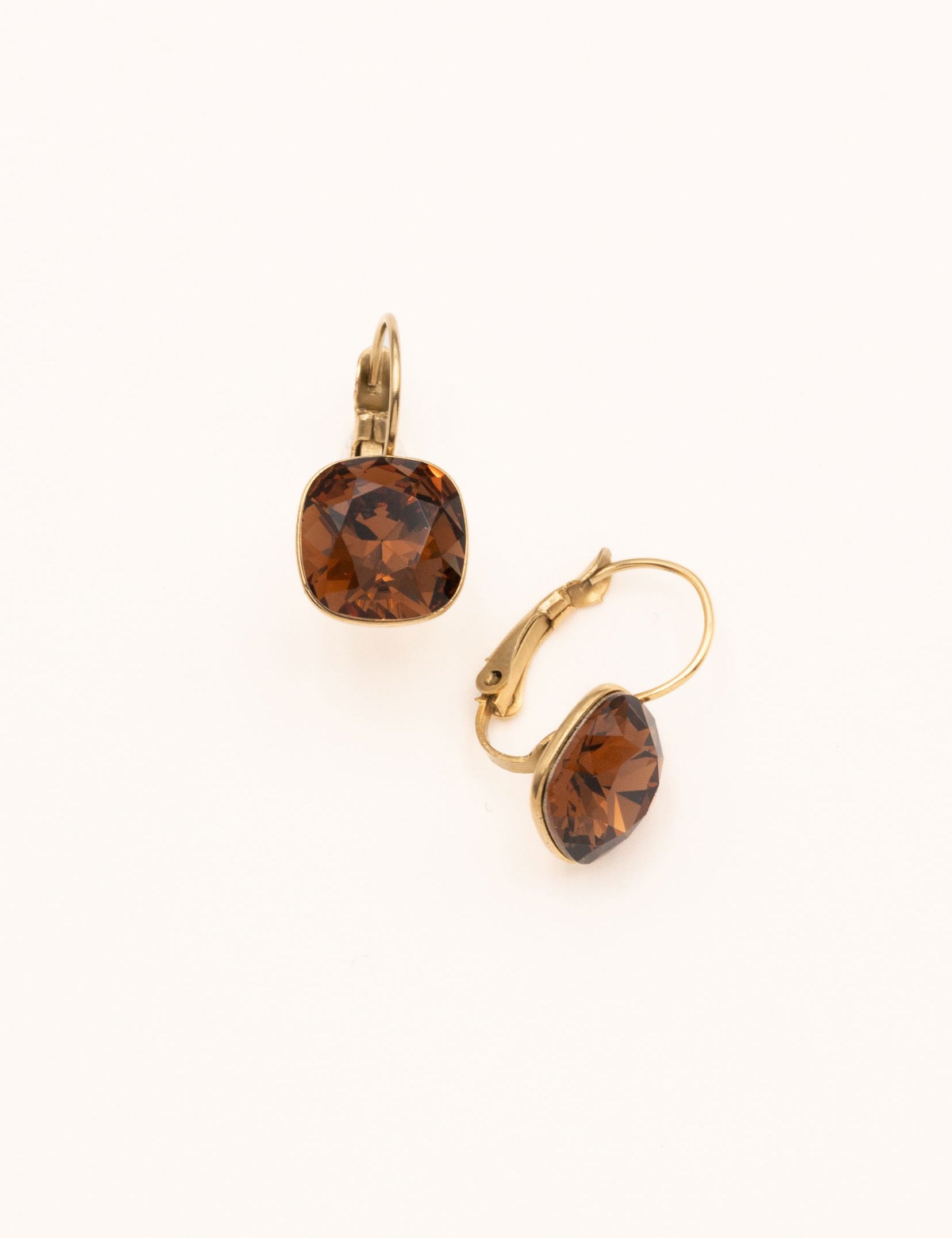 Boucles Bohm Paris - Béa Boucles d'oreilles type créoles Bohm Paris marron foncé 