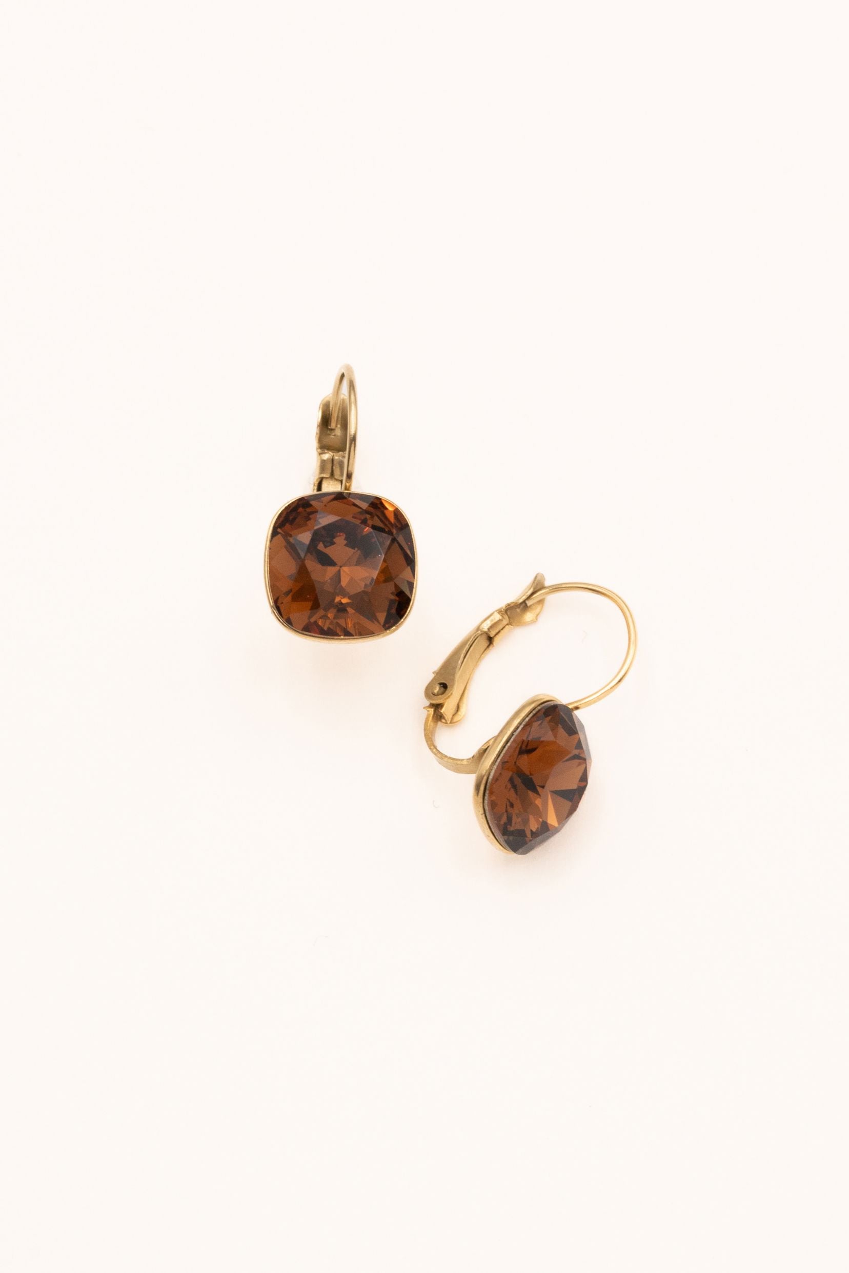 Boucles Bohm Paris - Béa Boucles d'oreilles type créoles Bohm Paris marron foncé 