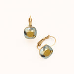 Boucles Bohm Paris - Béa Boucles d'oreilles type créoles Bohm Paris Vert agave 