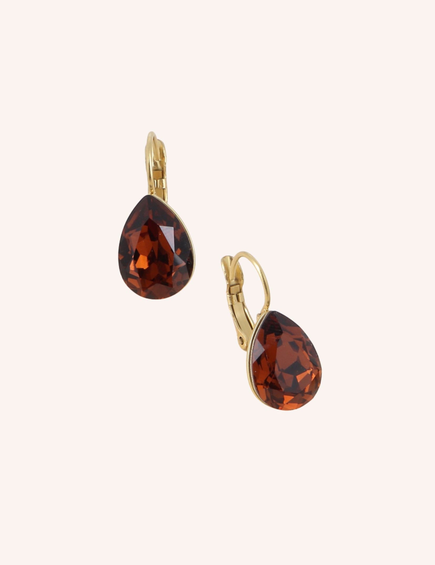 Boucles Bohm Paris - Bertille Boucles d'oreilles Pendantes Bohm Paris Ambre 