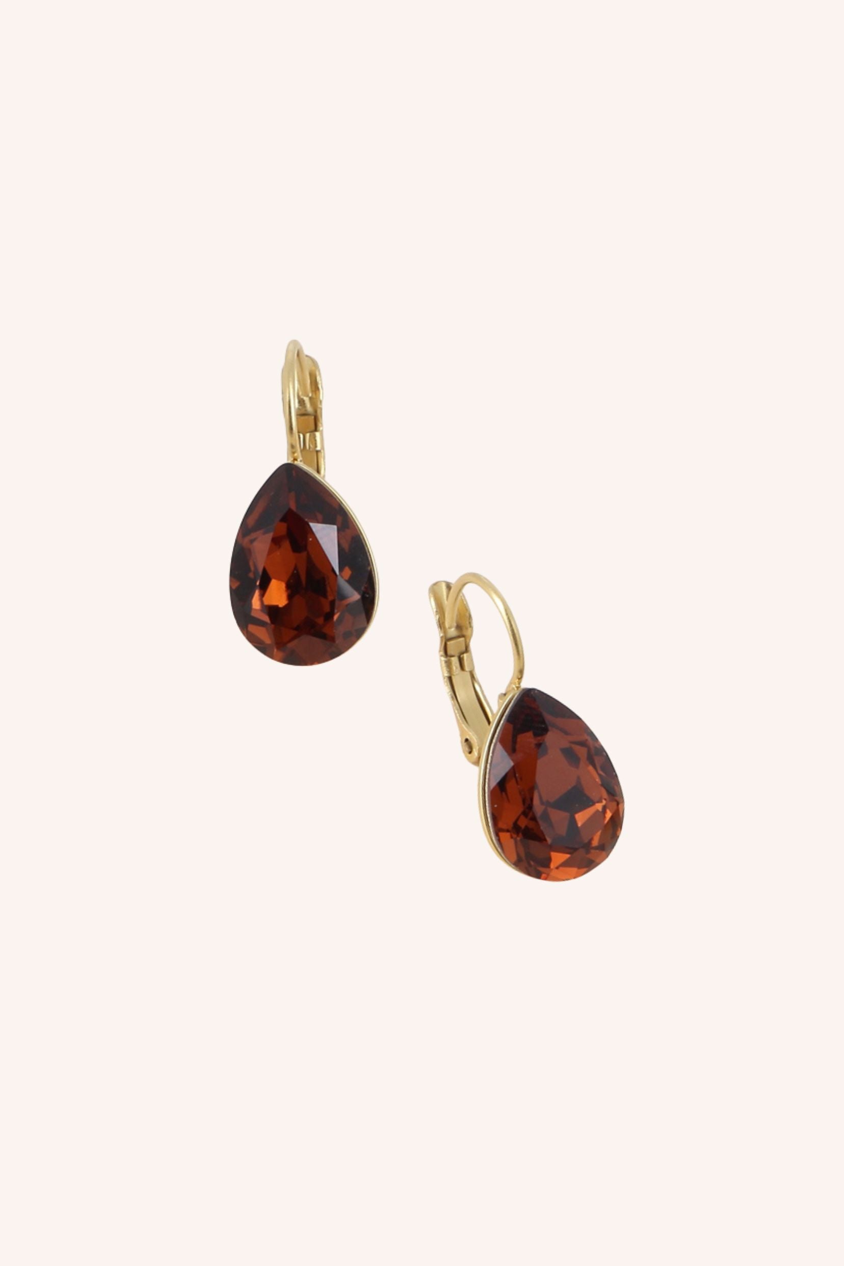 Boucles Bohm Paris - Bertille Boucles d'oreilles Pendantes Bohm Paris Ambre 