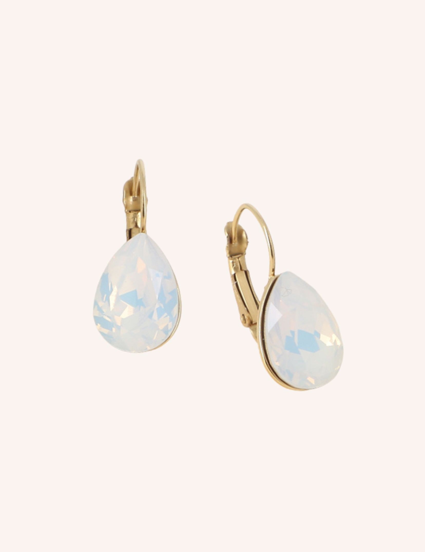 Boucles Bohm Paris - Bertille Boucles d'oreilles Pendantes Bohm Paris Blanc opal 