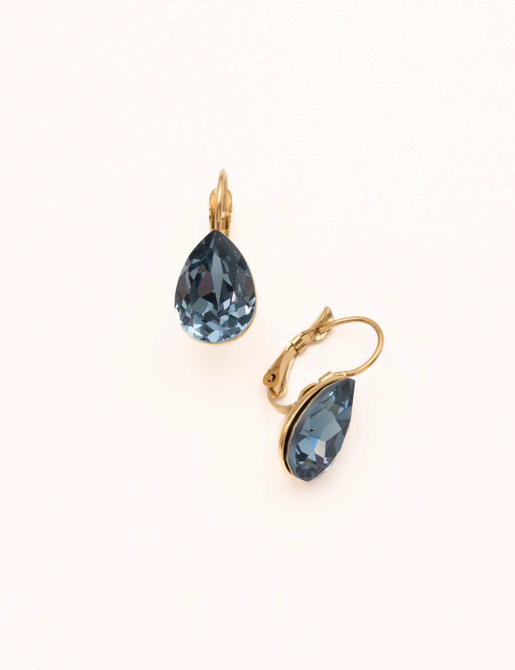 Boucles Bohm Paris - Bertille Boucles d'oreilles Pendantes Bohm Paris Bleu jean 