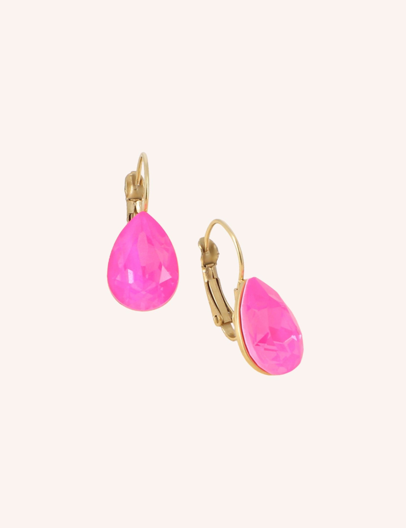 Boucles Bohm Paris - Bertille Boucles d'oreilles Pendantes Bohm Paris Électric rose 