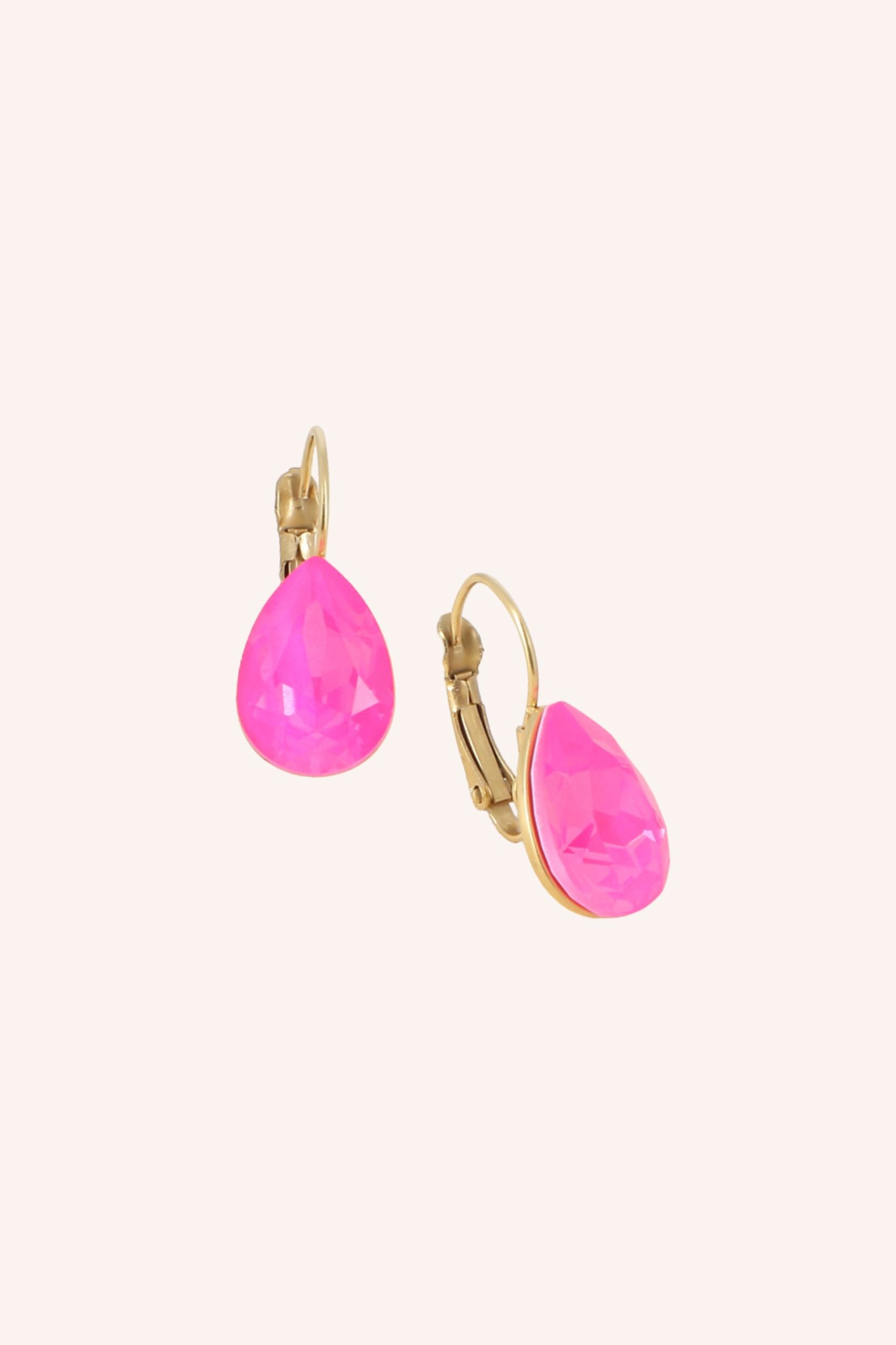 Boucles Bohm Paris - Bertille Boucles d'oreilles Pendantes Bohm Paris Électric rose 