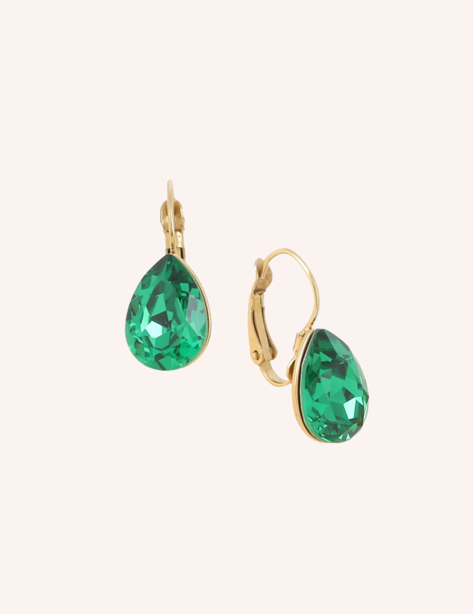 Boucles Bohm Paris - Bertille Boucles d'oreilles Pendantes Bohm Paris Majestic green 