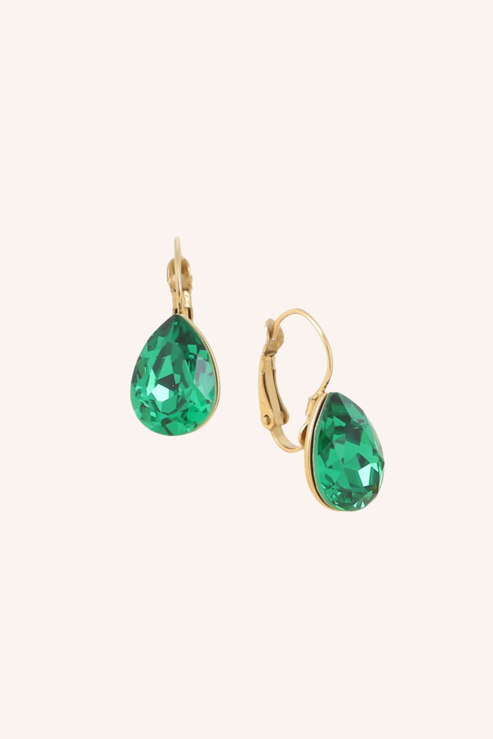 Boucles Bohm Paris - Bertille Boucles d'oreilles Pendantes Bohm Paris Majestic green 