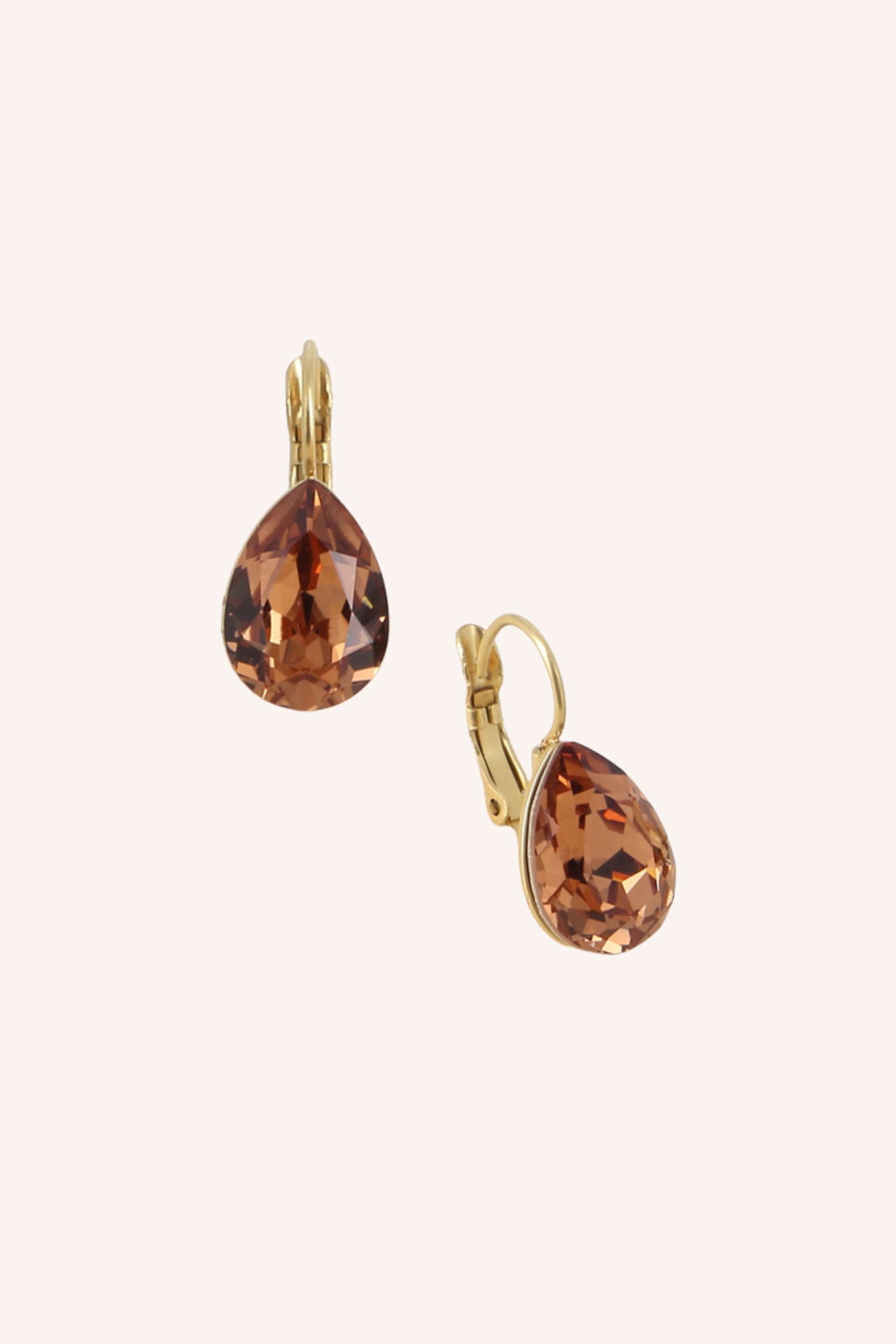 Boucles Bohm Paris - Bertille Boucles d'oreilles Pendantes Bohm Paris Marron clair 