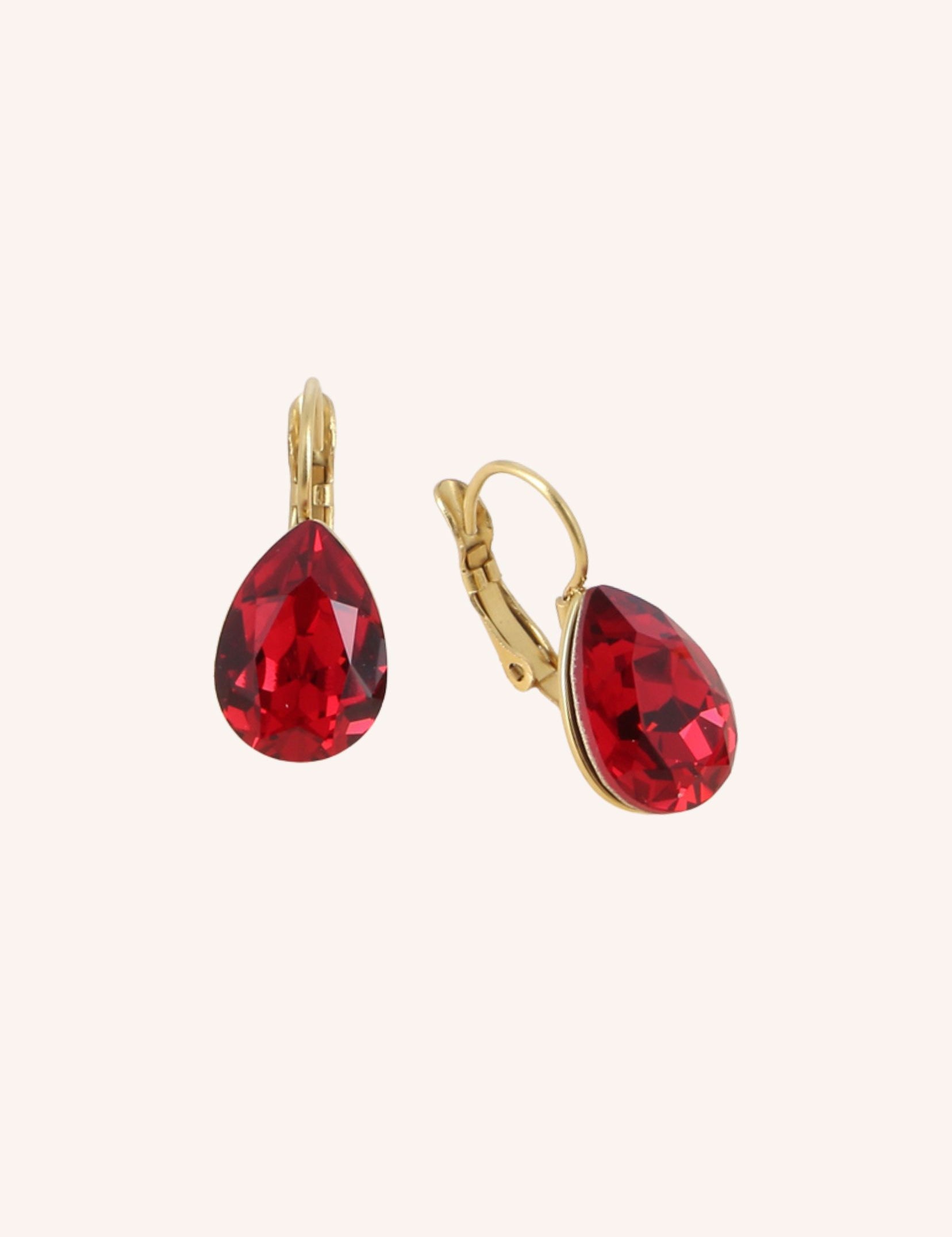 Boucles Bohm Paris - Bertille Boucles d'oreilles Pendantes Bohm Paris Scarlet 