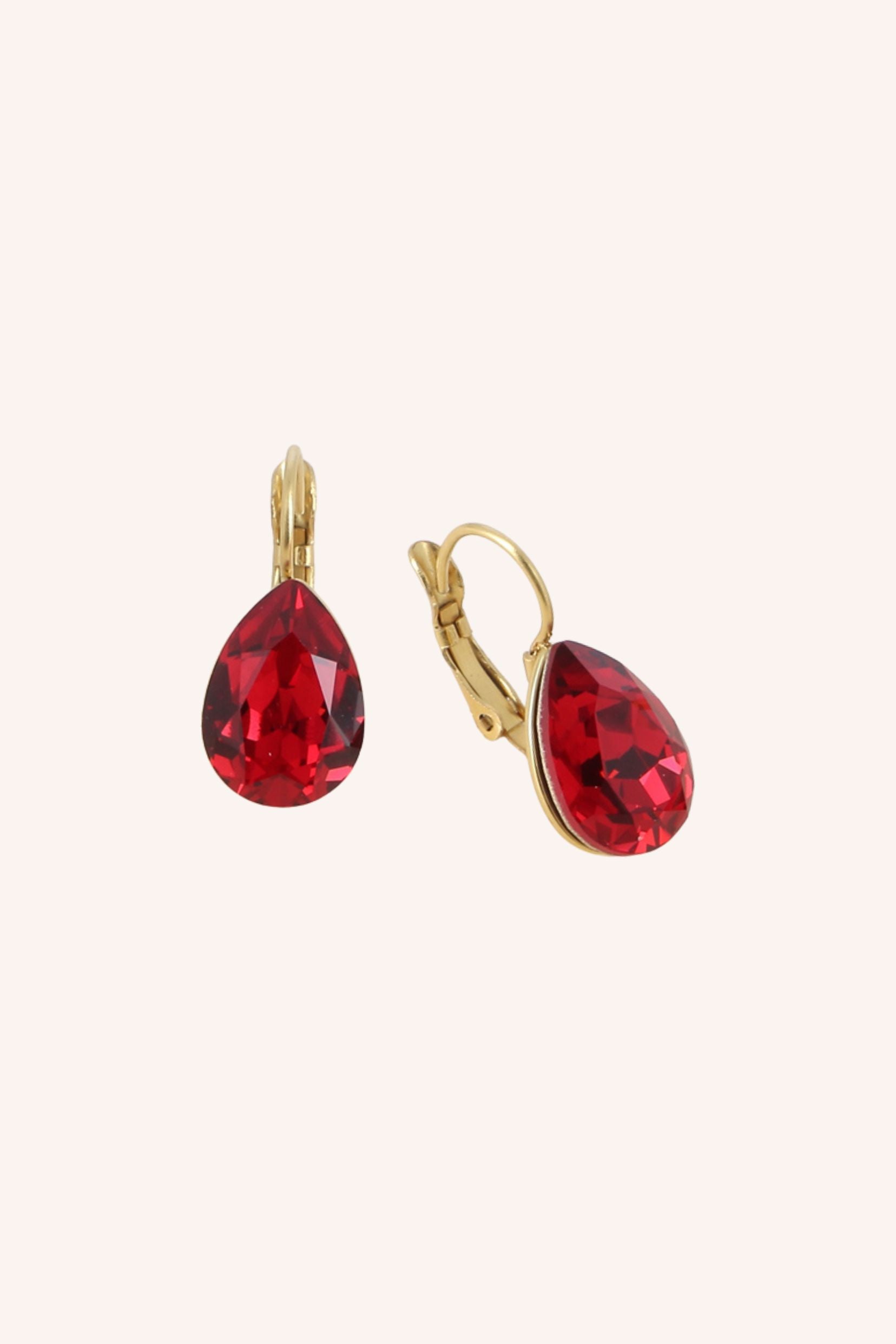 Boucles Bohm Paris - Bertille Boucles d'oreilles Pendantes Bohm Paris Scarlet 