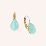 Boucles Bohm Paris - Bertille Boucles d'oreilles Pendantes Bohm Paris Vert eau 