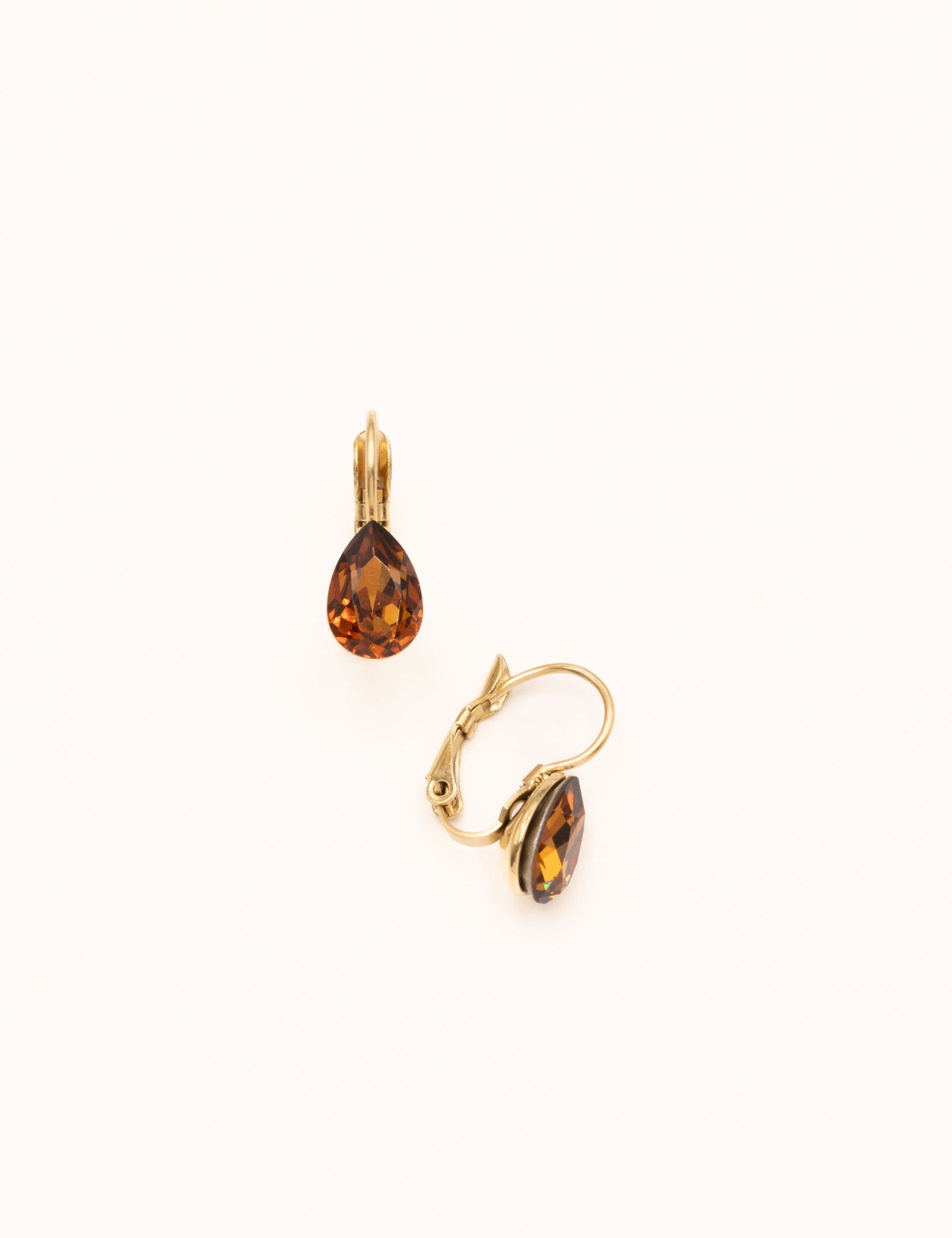 Boucles Bohm Paris - Bertille mini Boucles d'oreilles Pendantes Bohm Paris Marron foncé 