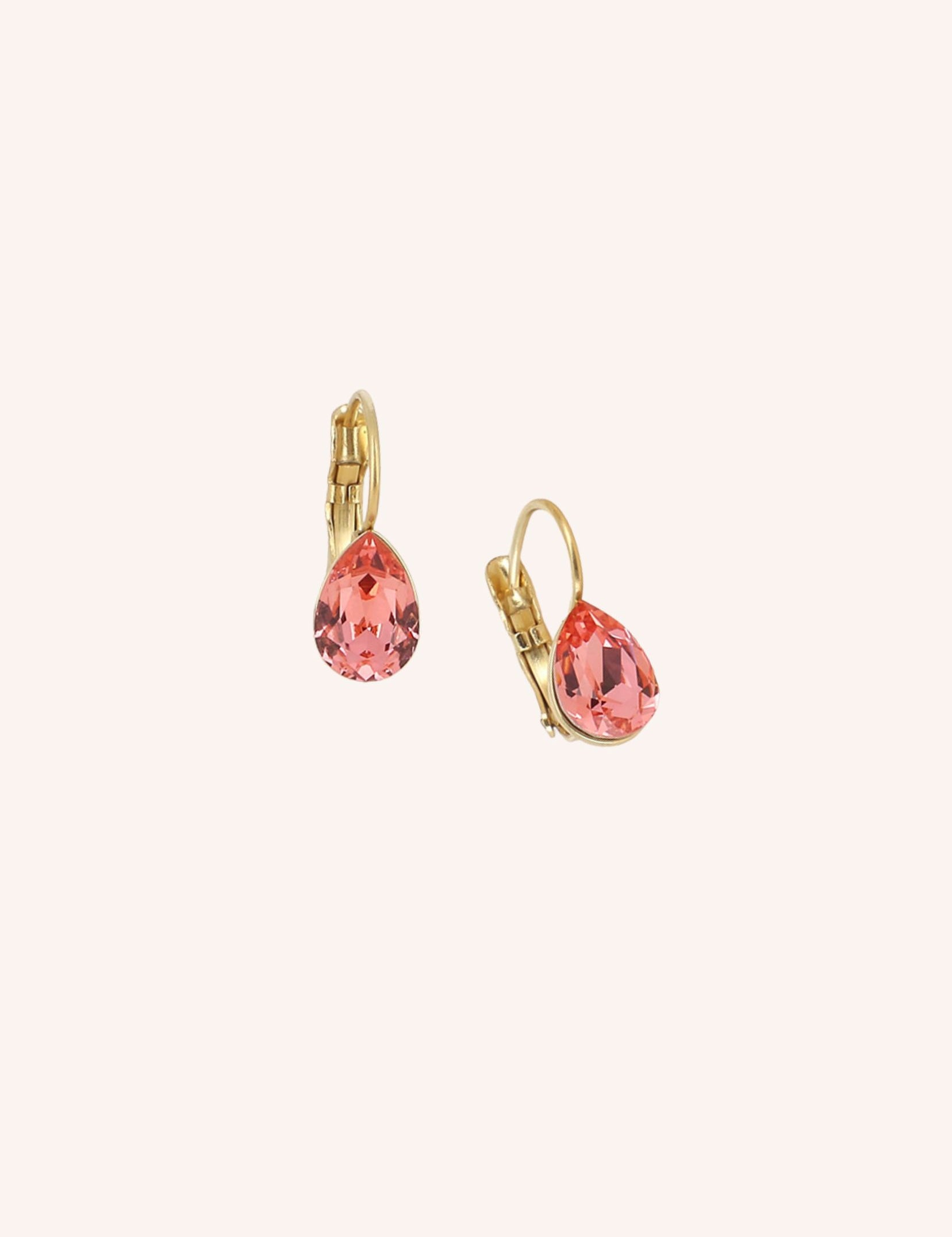 Boucles Bohm Paris - Bertille mini Boucles d'oreilles Pendantes Bohm Paris Rose peche 