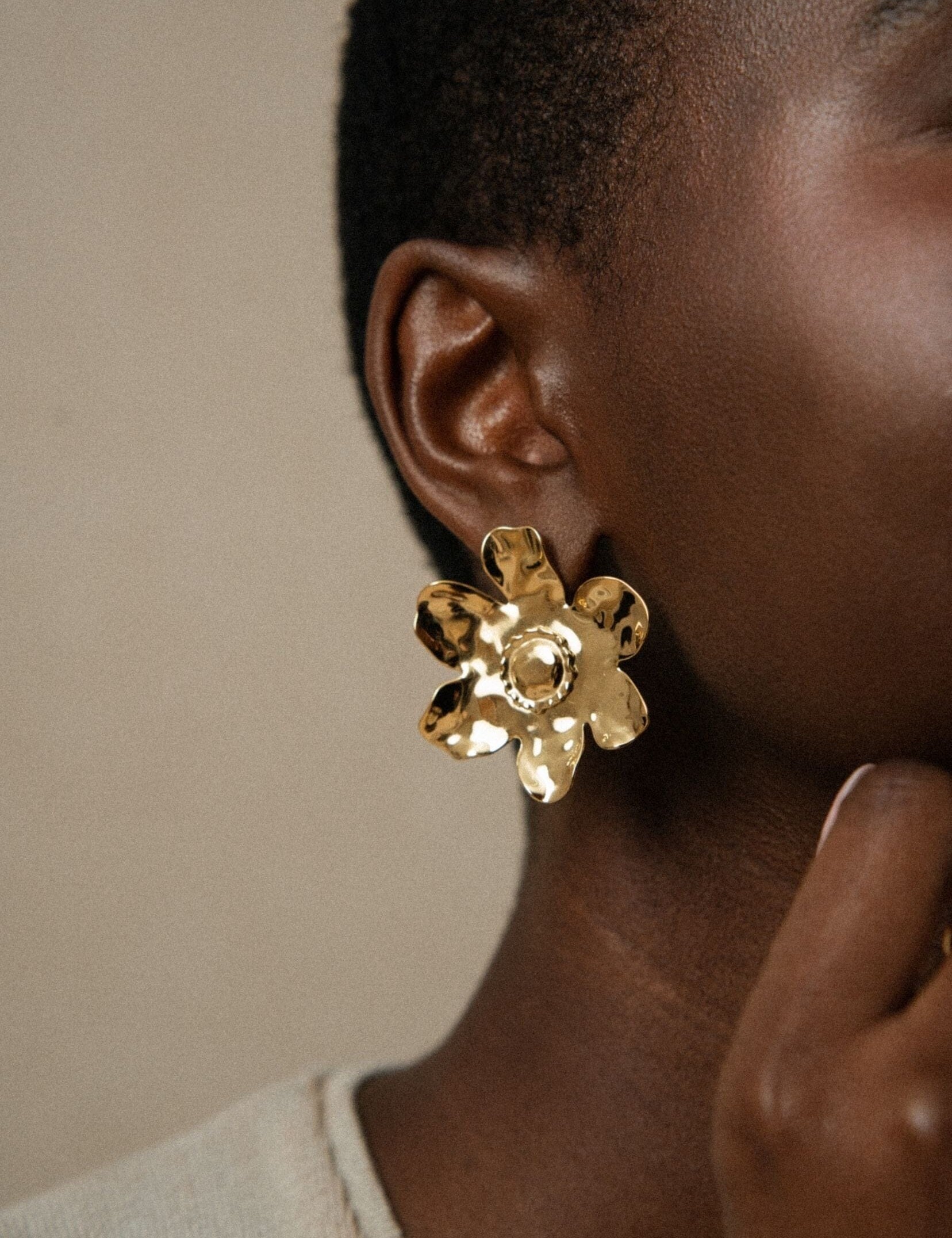 Boucles Bohm Paris - Bloom Boucles d'oreilles à puces Bohm Paris 