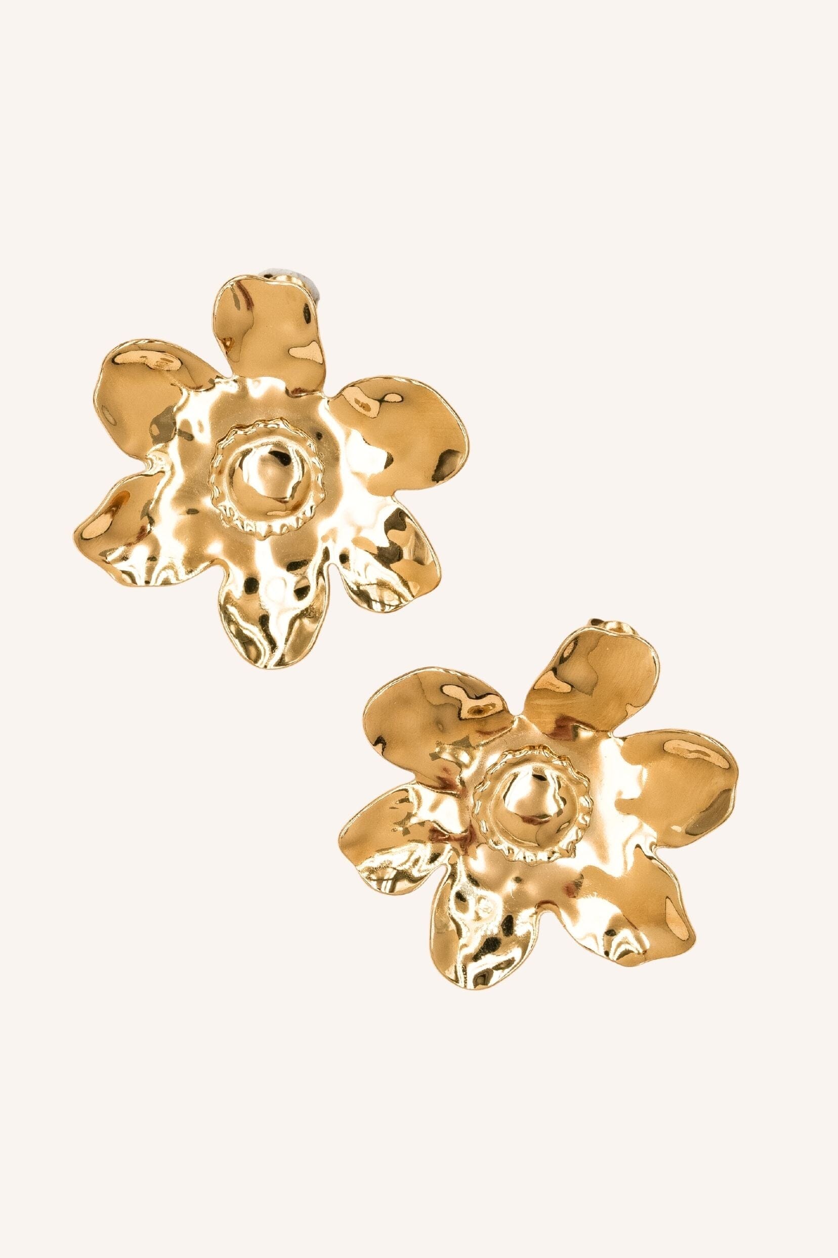 Boucles Bohm Paris - Bloom Boucles d'oreilles à puces Bohm Paris Doré 