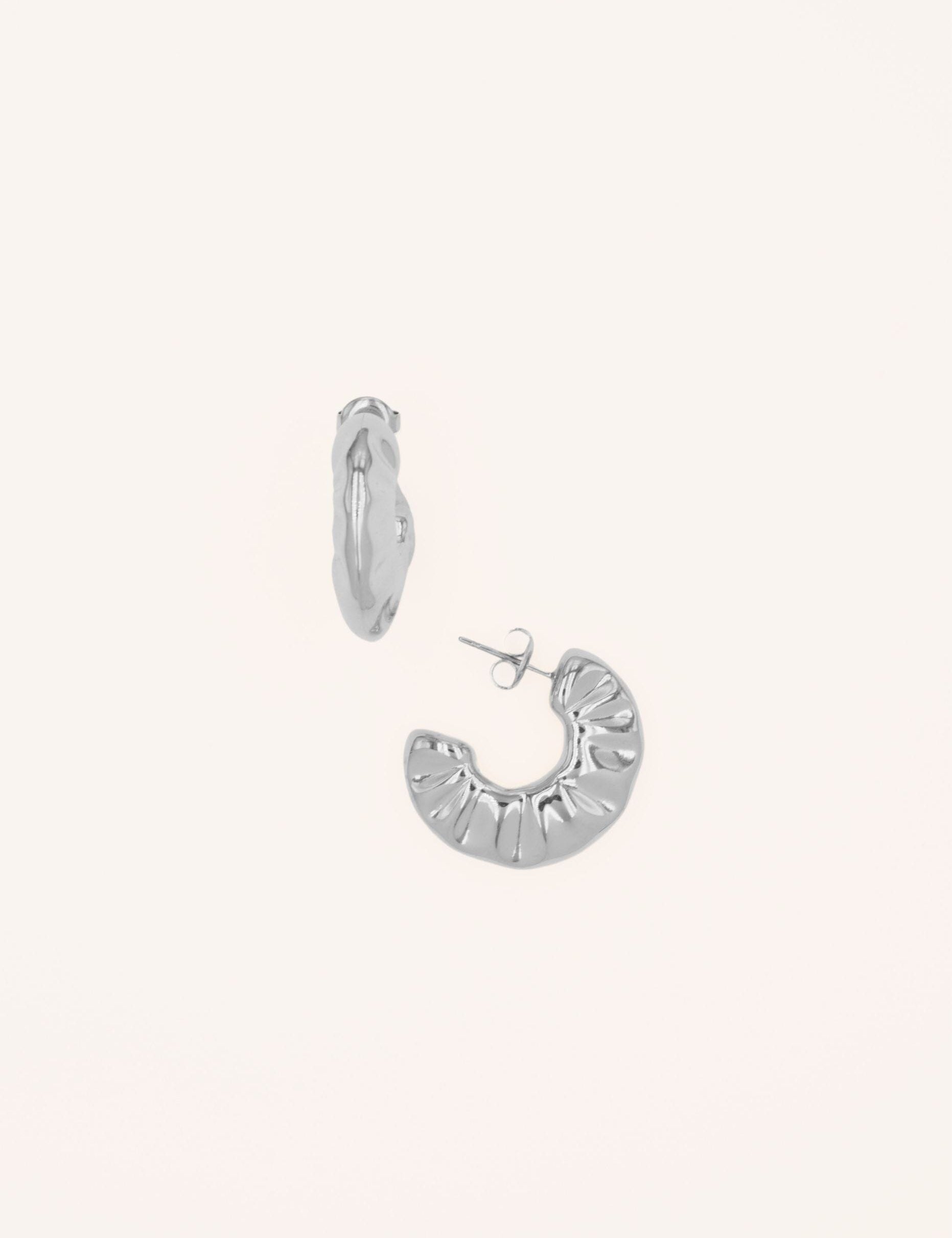 Boucles Bohm Paris - Brélys Boucles d'oreilles type Créoles Bohm Paris Argenté 