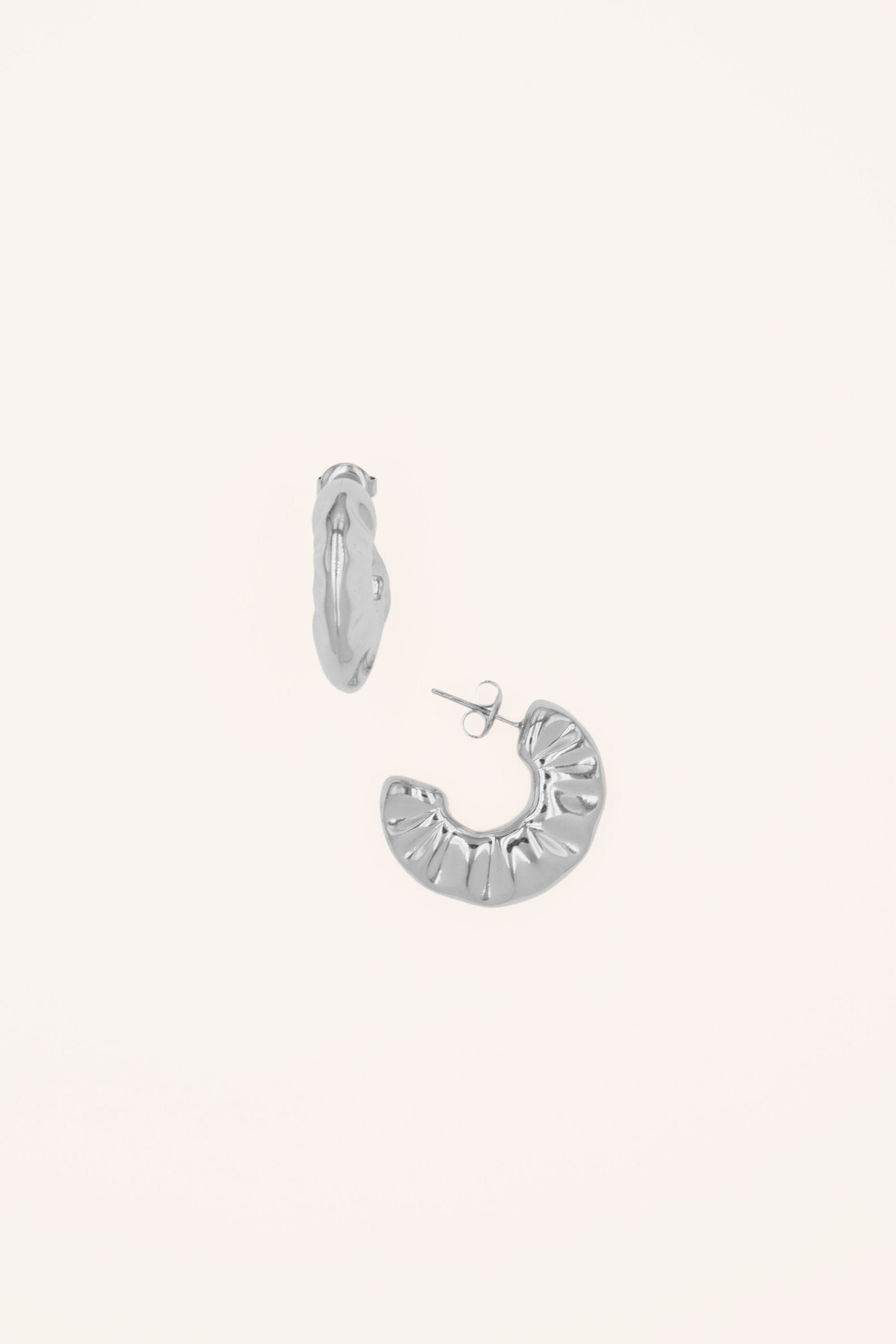 Boucles Bohm Paris - Brélys Boucles d'oreilles type Créoles Bohm Paris Argenté 