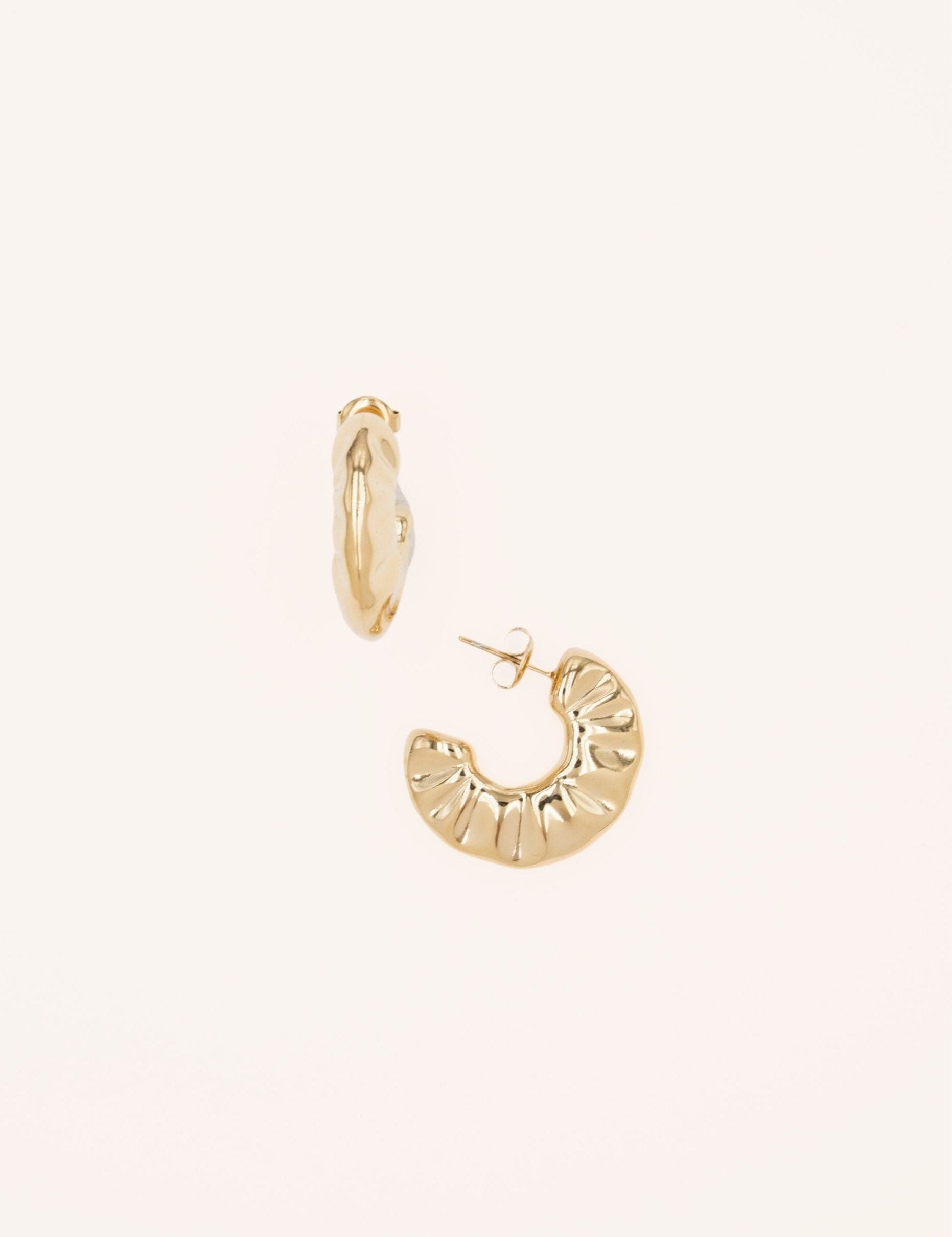 Boucles Bohm Paris - Brélys Boucles d'oreilles type Créoles Bohm Paris Doré 
