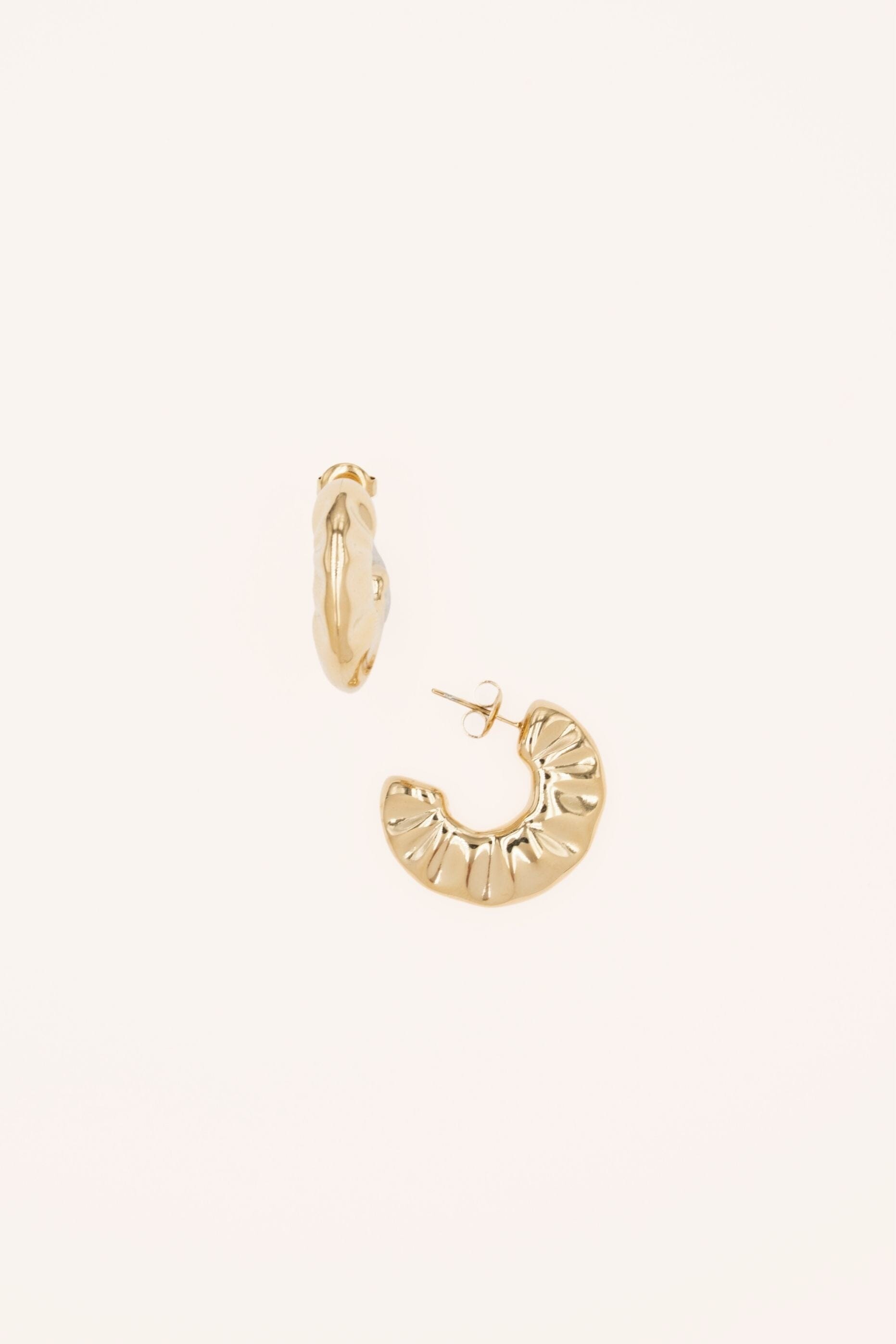 Boucles Bohm Paris - Brélys Boucles d'oreilles type Créoles Bohm Paris Doré 