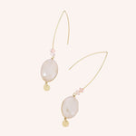 Boucles Bohm Paris - Bria Boucles d'oreilles Pendantes Bohm Paris Beige rosé 