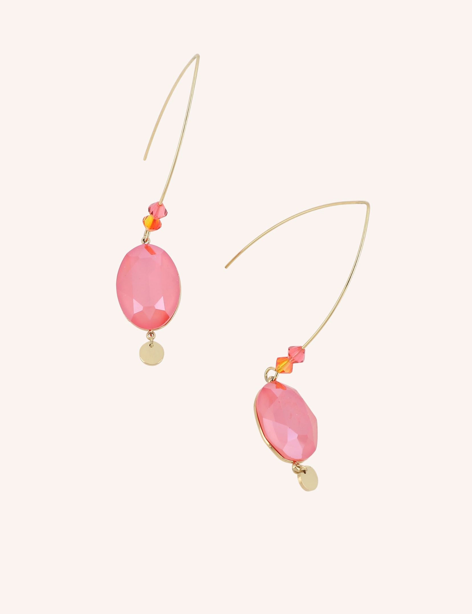 Boucles Bohm Paris - Bria Boucles d'oreilles Pendantes Bohm Paris corail 