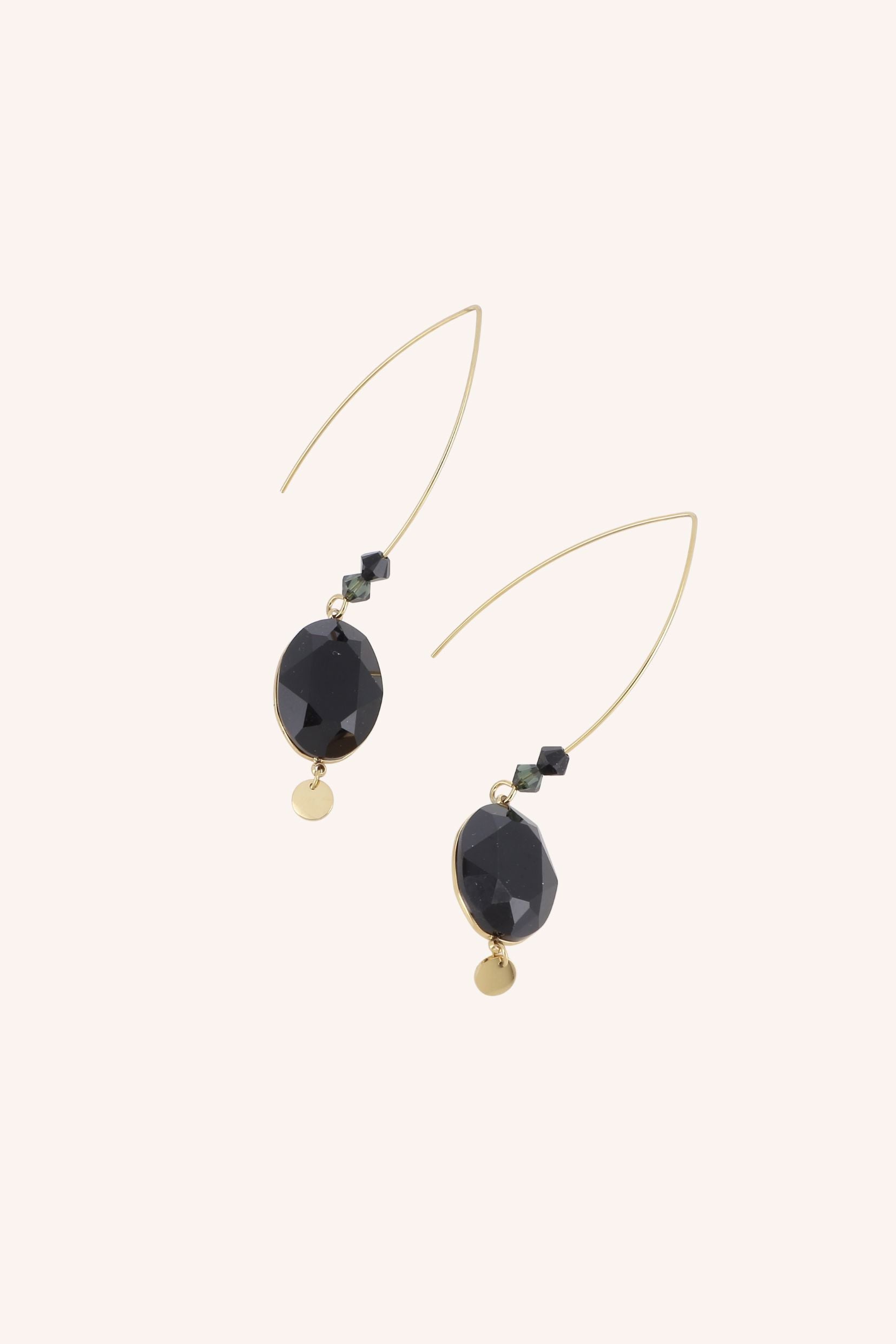 Boucles Bohm Paris - Bria Boucles d'oreilles Pendantes Bohm Paris Noir 