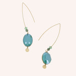 Boucles Bohm Paris - Bria Boucles d'oreilles Pendantes Bohm Paris Vert foncé 