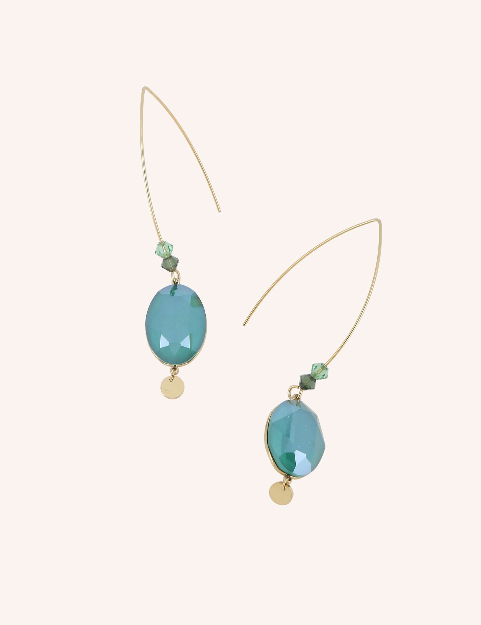 Boucles Bohm Paris - Bria Boucles d'oreilles Pendantes Bohm Paris Vert foncé 