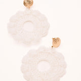 Boucles Bohm Paris - Calyma Boucles D'oreilles pendantes Bohm Paris Blanc 