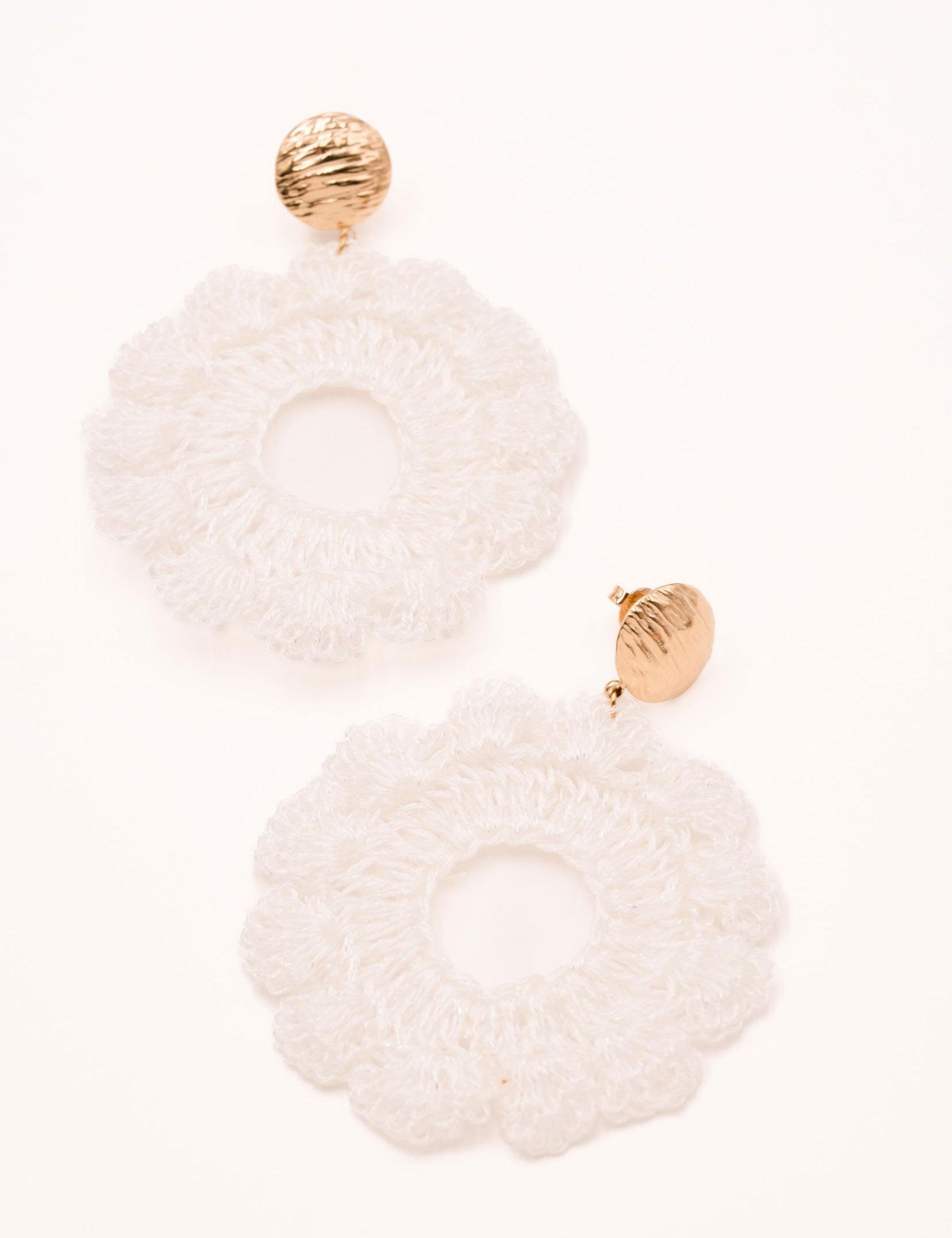 Boucles Bohm Paris - Calyma Boucles D'oreilles pendantes Bohm Paris Blanc 