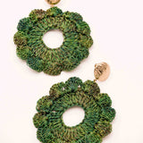 Boucles Bohm Paris - Calyma Boucles D'oreilles pendantes Bohm Paris Vert 