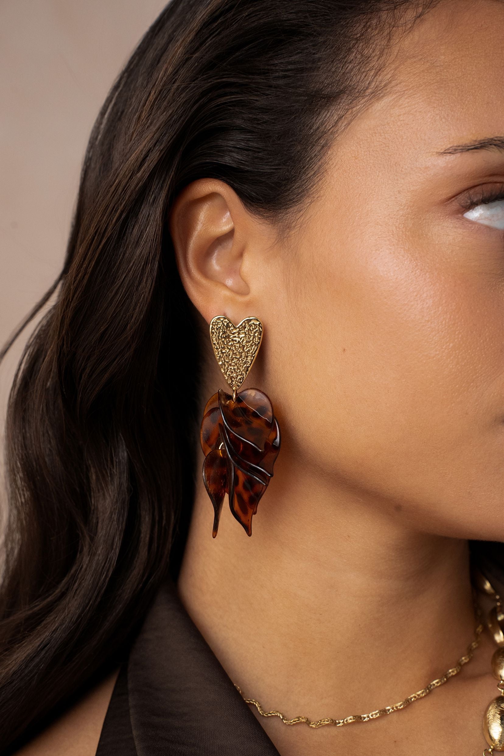 Boucles Bohm Paris - Cappuccino Boucles d'oreilles Pendantes Bohm Paris 