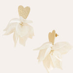 Boucles Bohm Paris - Cappuccino Boucles d'oreilles Pendantes Bohm Paris Beige 
