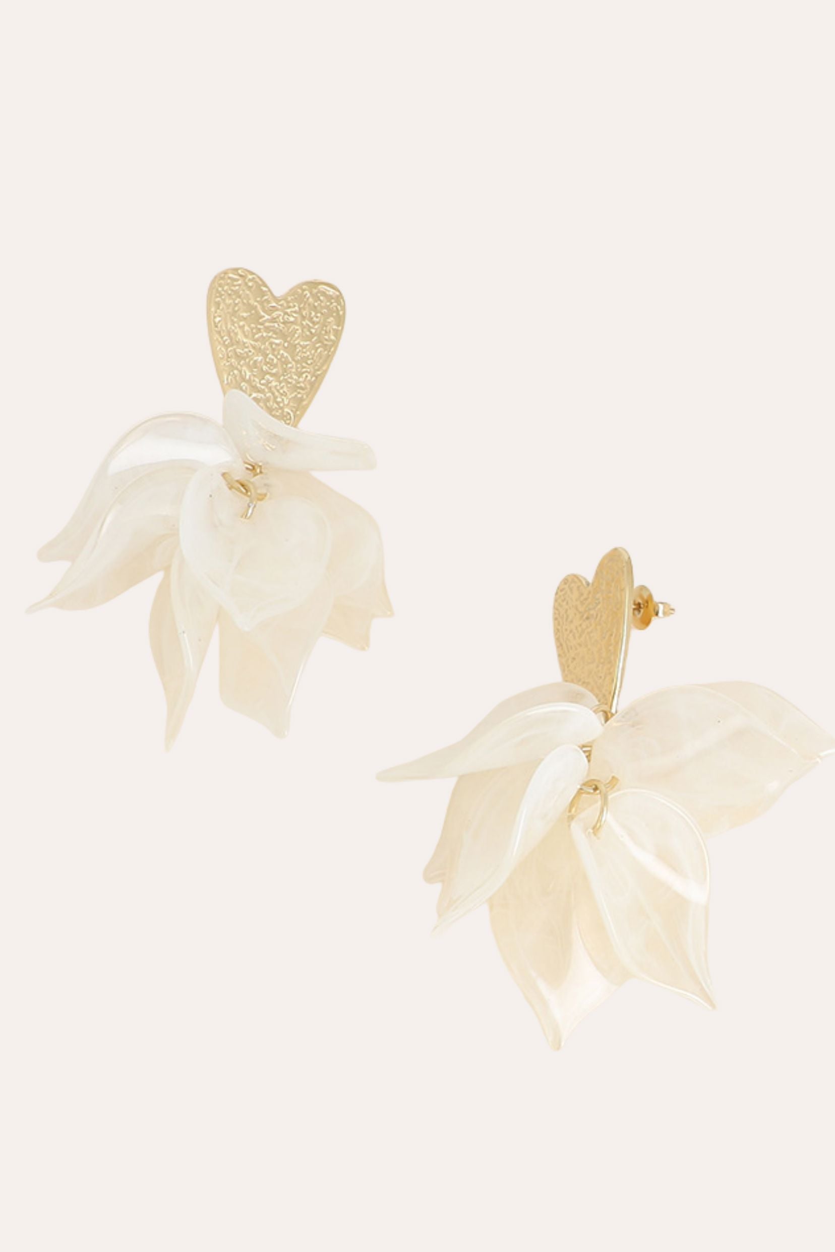 Boucles Bohm Paris - Cappuccino Boucles d'oreilles Pendantes Bohm Paris Beige 