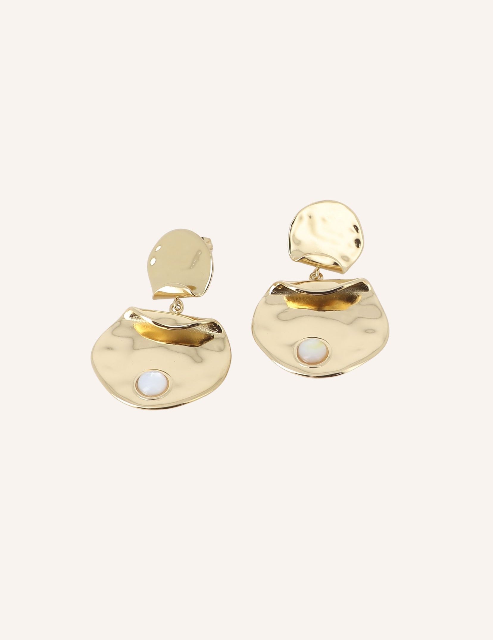 Boucles Bohm Paris - Cléandre Bracelet Pendantifs Bohm Paris Nacre blanche 