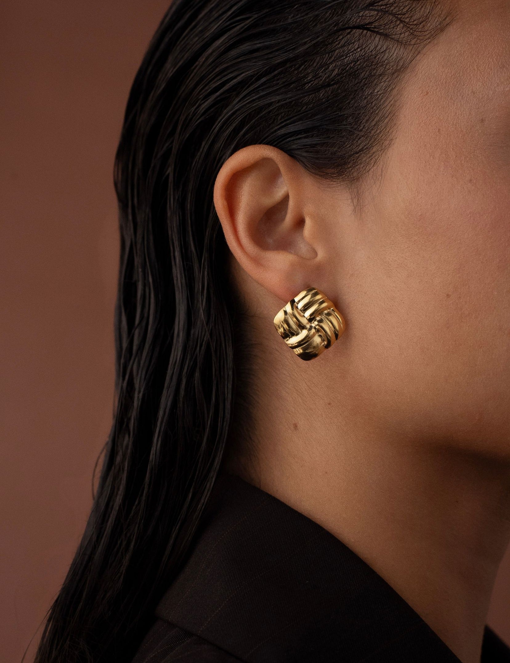 Boucles Bohm Paris - Clotilde Boucles d'oreilles à puces Bohm Paris 