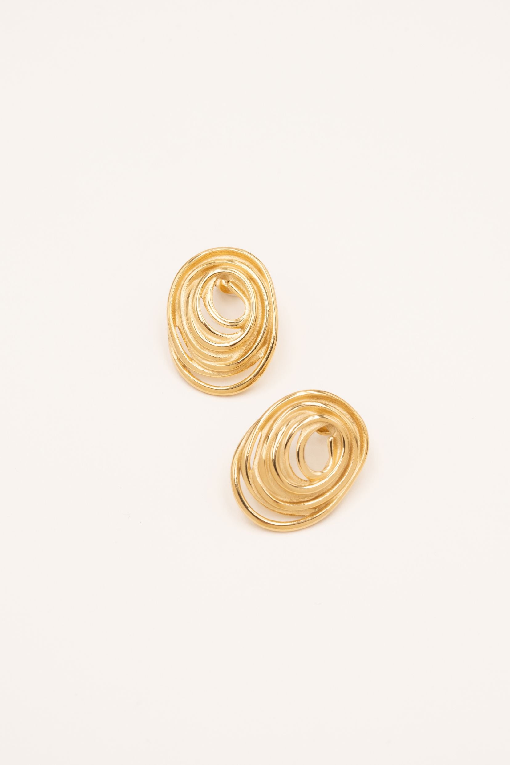 Boucles Bohm Paris - Constania Boucles d'oreilles à puces Bohm Paris Doré 