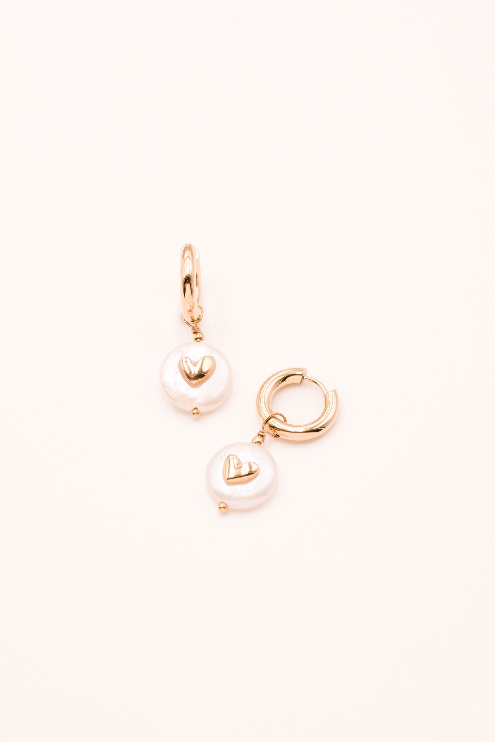Boucles Bohm Paris - Coralia Boucles d'oreilles Créoles Bohm Paris Perle d'eau 