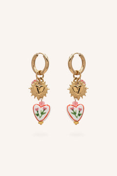 Boucles Bohm Paris - Corazón Boucles d'oreilles type Créoles Bohm Paris Doré 