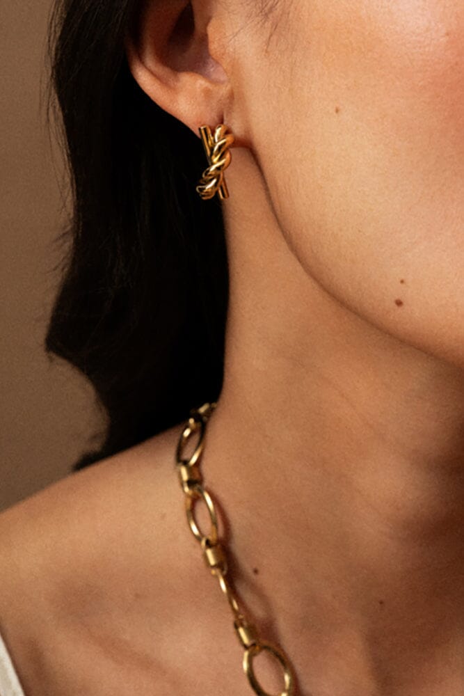 Boucles Bohm Paris - Dalie Boucles d'oreilles à puces Bohm Paris 