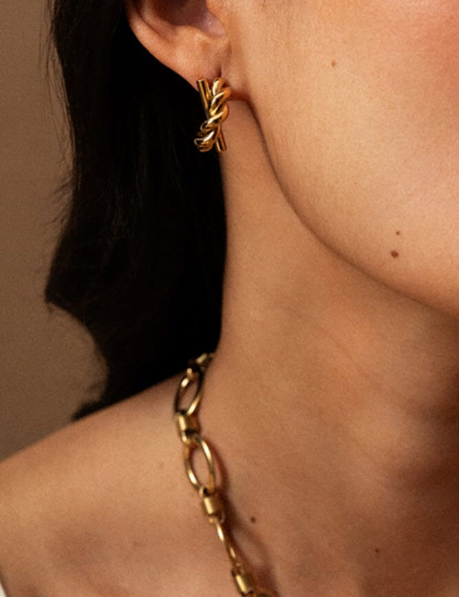 Boucles Bohm Paris - Dalie Boucles d'oreilles à puces Bohm Paris 