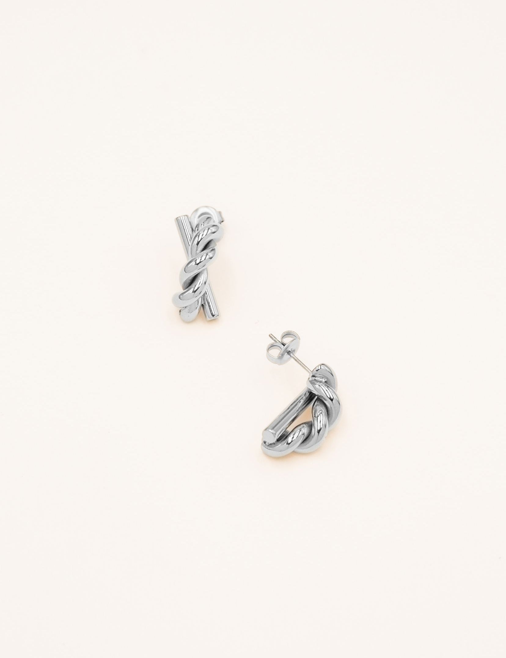 Boucles Bohm Paris - Dalie Boucles d'oreilles à puces Bohm Paris Argenté 