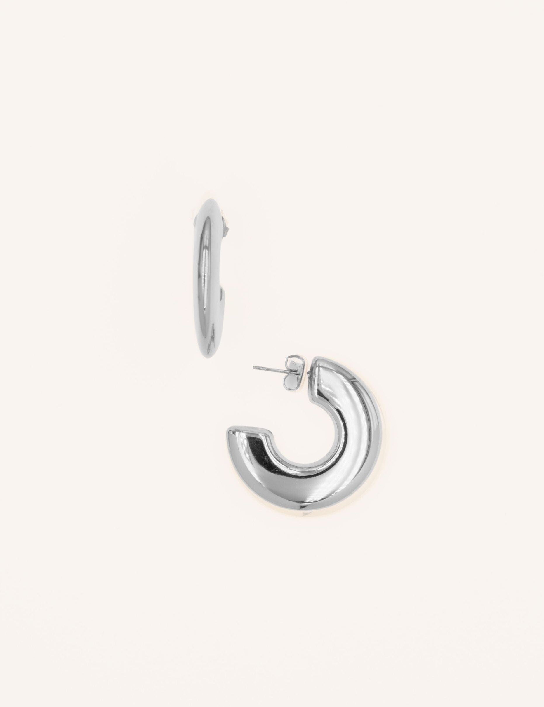 Boucles Bohm Paris - Darmelis Boucles d'oreilles type Créoles Bohm Paris Argenté 