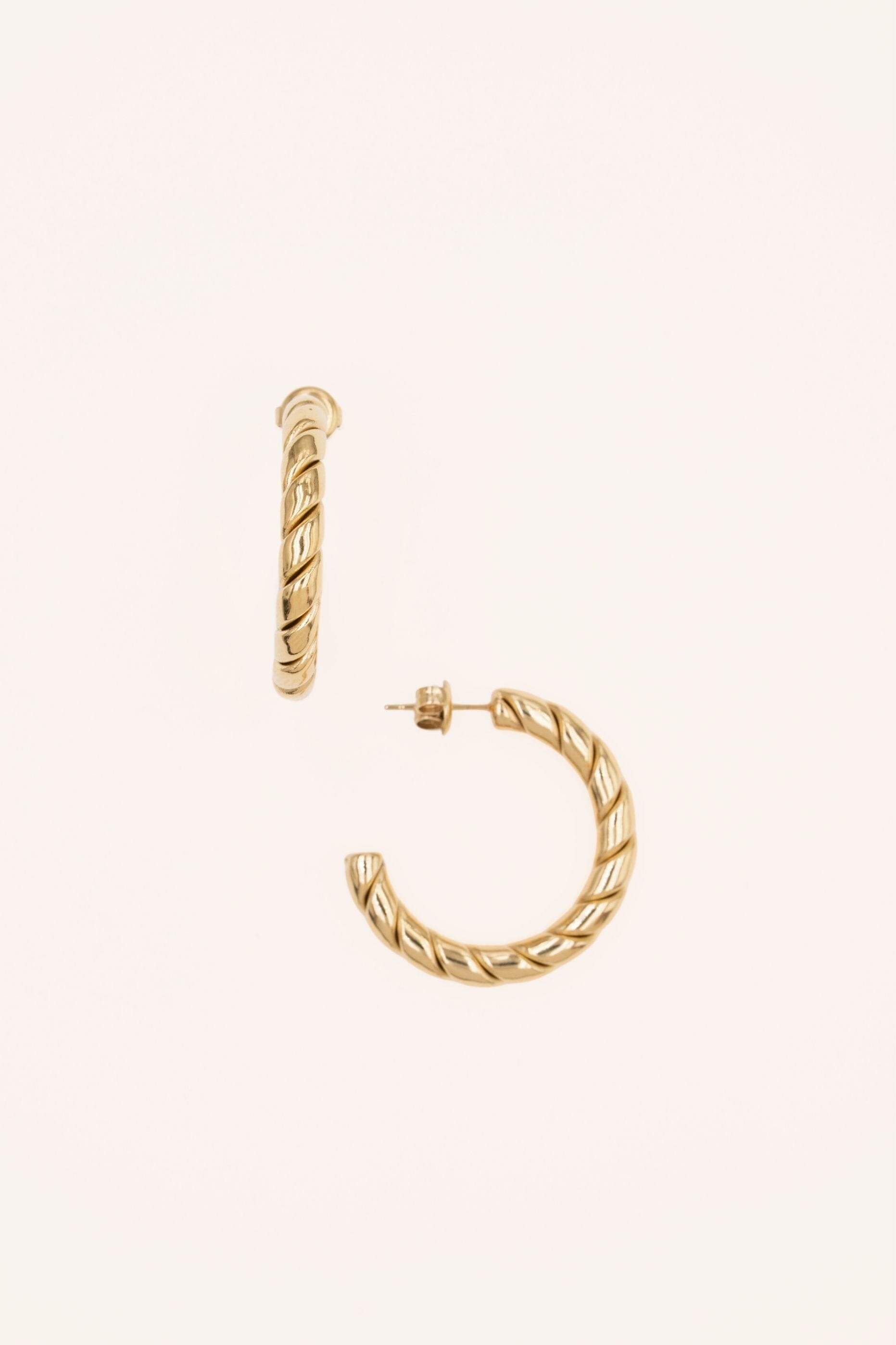 Boucles Bohm Paris - Delvane Boucles d'oreilles type Créoles Bohm Paris Doré 