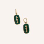 Boucles Bohm Paris - Dévonne Boucles types Créoles Bohm Paris agate verte 